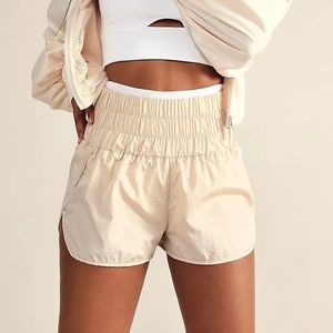 EUC free people FP the way home shorts tahitian vanilla beige/tan xs extra small